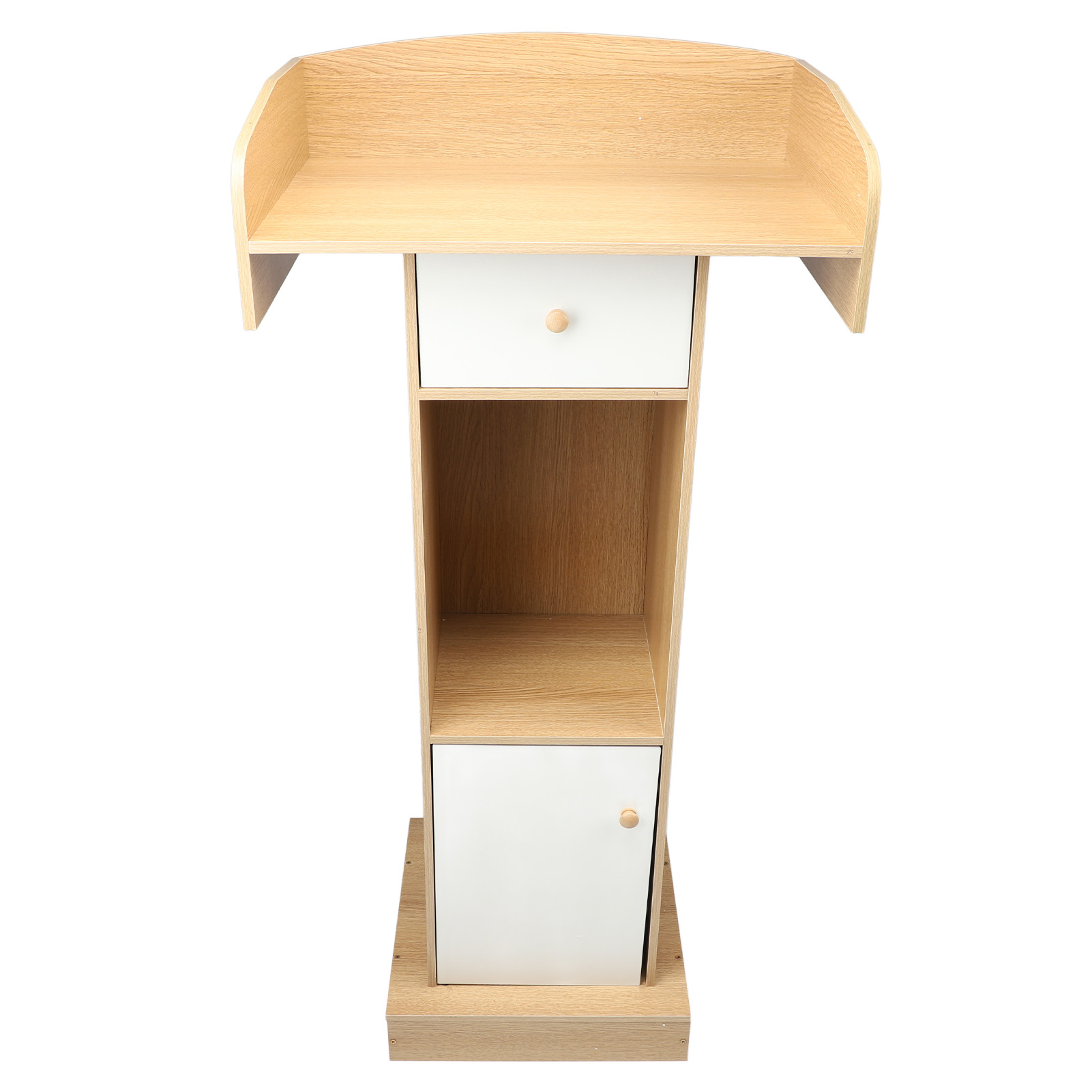 Reception Desk Multi Layer Storage Podium for Wedding Speeches. 