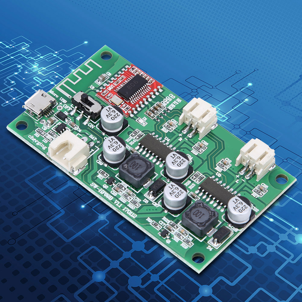 AMP Board Audio Parts HF69B Power Amplifier Speaker Modified 2x6W. 