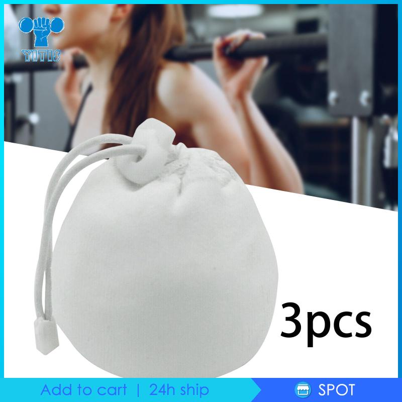 [Yitis] Chalk Bag Drawstring Pouch Sock Packaging for Walking Workout Pole Dancing. 