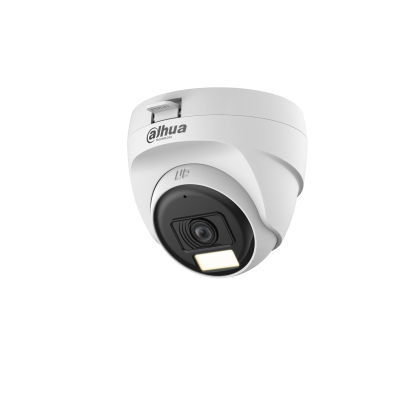Dahua Full Color HAC-T1A21-U-IL-A  Audio 2MP Smart Dual Light HDCVI Fixed-focal Eyeball Camera