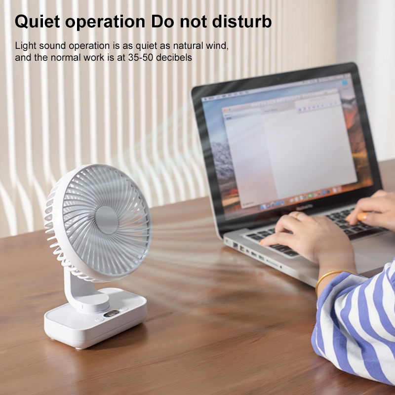 D606Y Portable Desktop Oscillating Small Fan. 