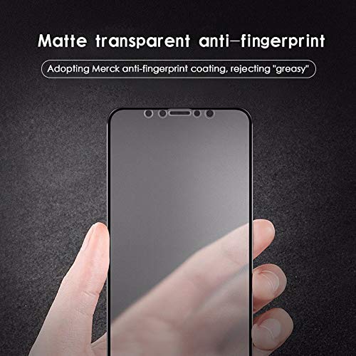 For Apple iPhone X/ iPhone XR/ iPhone XS/ iPhone XS Max 2pcs Ceramic Matte Anti-Fingerprint Front Screen Protector (Not Glass). 