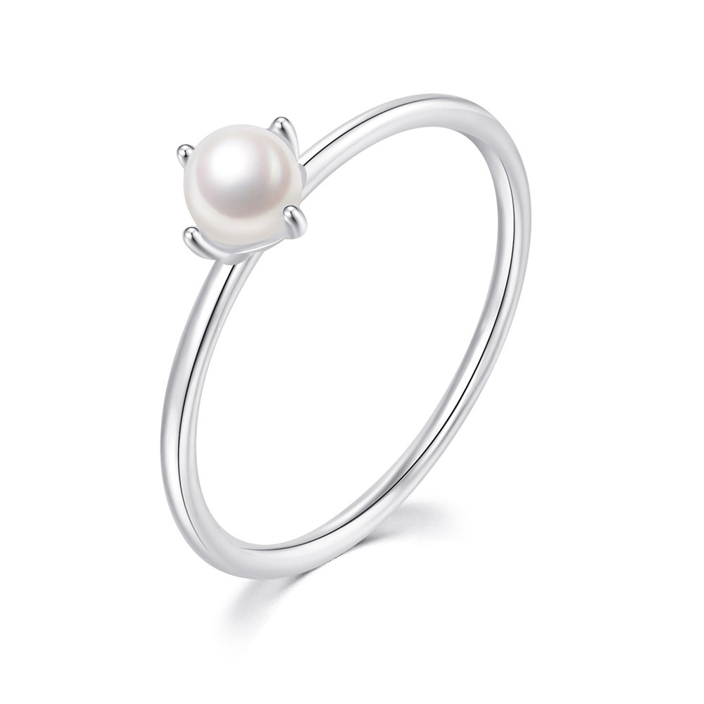 Hazy Moon Japanese simple fashion heart shaped wedding thin ring women's real gold plated zircon cross-border accessories. 