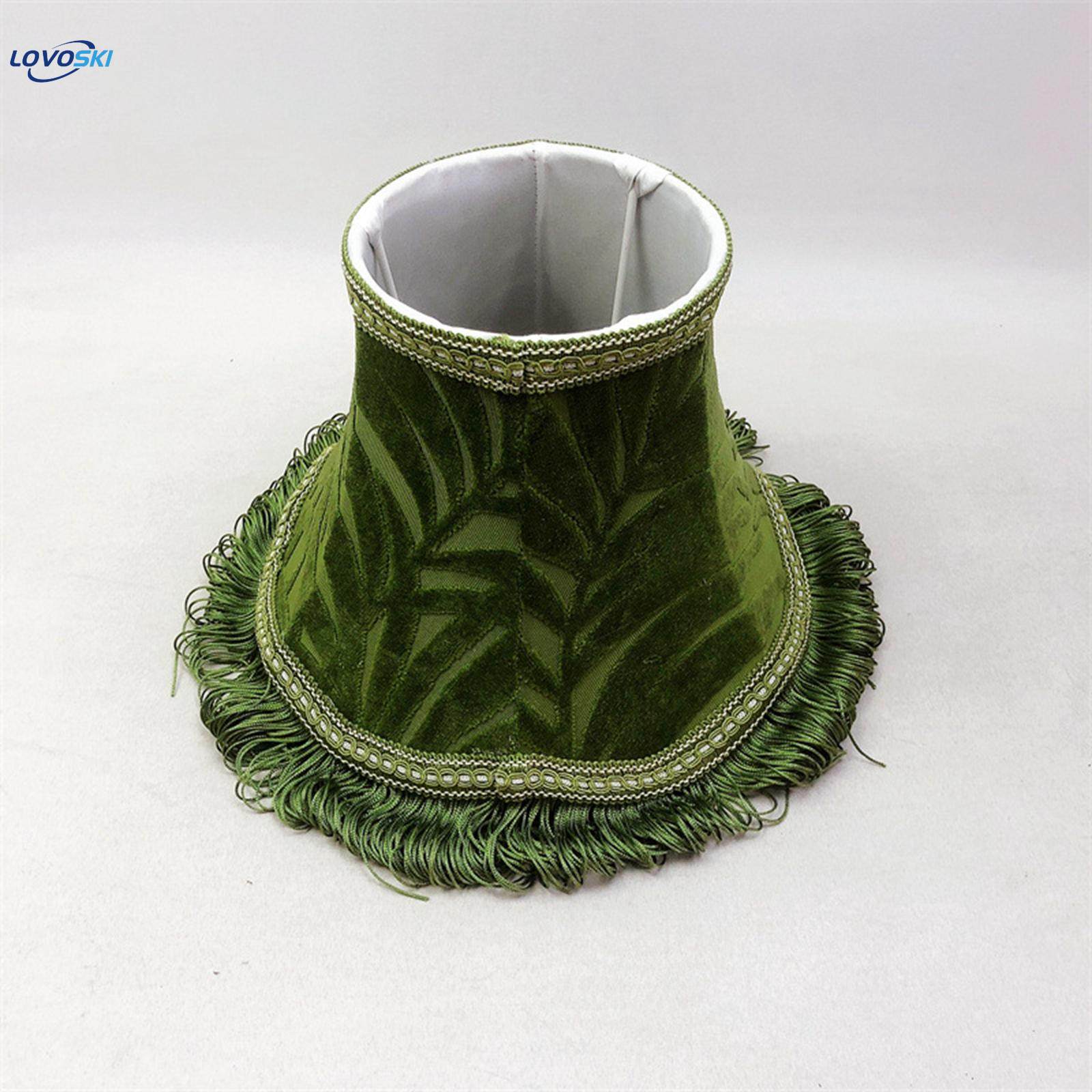 Lamp Shade Lampshade Geometric Fringed 70S for Bedside Living Room Dome. 