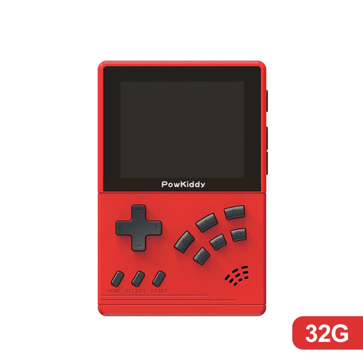 Powkiddy Retro Pocket Console 3.2 Inch Screen Over 10 Simulators Over 10,000 Games, Retro CPS1 Handheld Game Console, Kids Gift with durability