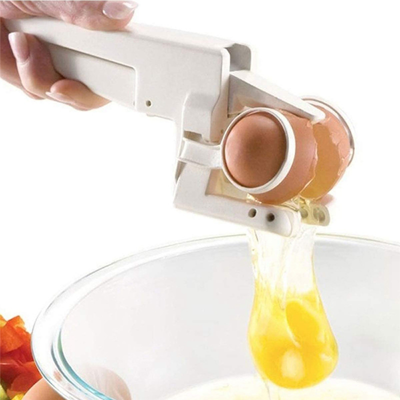 Egg Shell Cracker Handheld Plastic Egg Breaker Egg Opener Kitchen Gadget Tool 4PCS. 