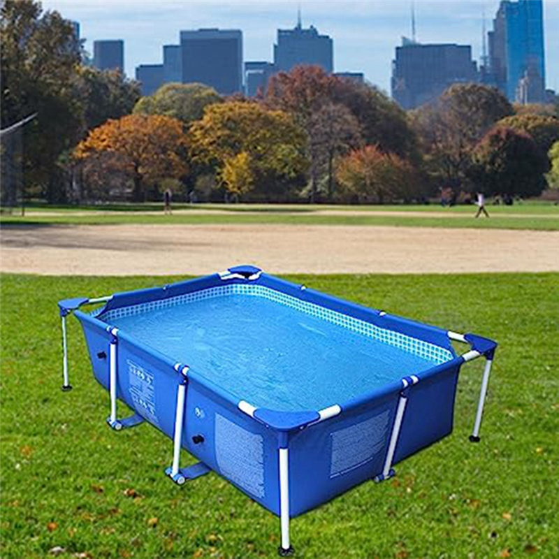 1 Piece 260X170Cm Pool Cover Rectangular Pool Bubble Cover Insulation Dustproof Canvas Pool Blanket Pool Replacement Parts