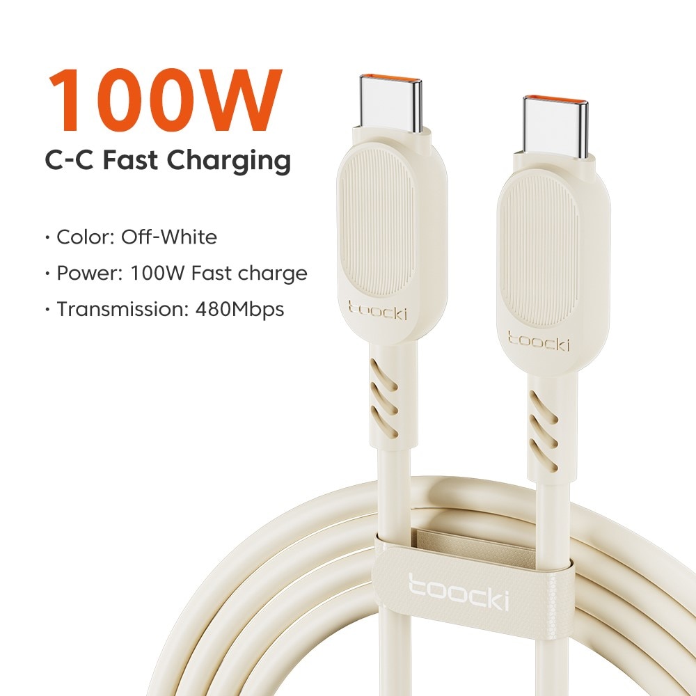 Toocki PD 100W USB C To Type C Cable For Macbook Xiaomi POCO Samsung Huawei Fast Charging Charger USB-C Type-C Data Cord Wire. 