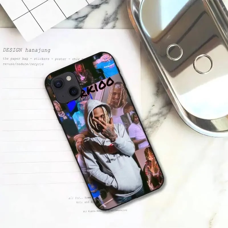 Rapper lil durk Phone Case For iPhone 11 12 Mini 13 14 Pro XS Max X 8 7 6s Plus 5 SE XR Shell. 