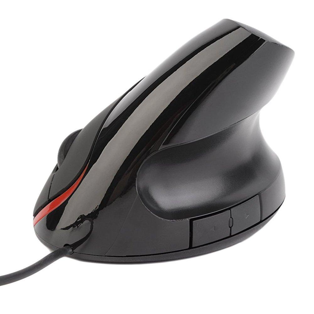TE Ergonomic Design USB Vertical Optical Mouse 5D Optical Mouse for Computer PC. 