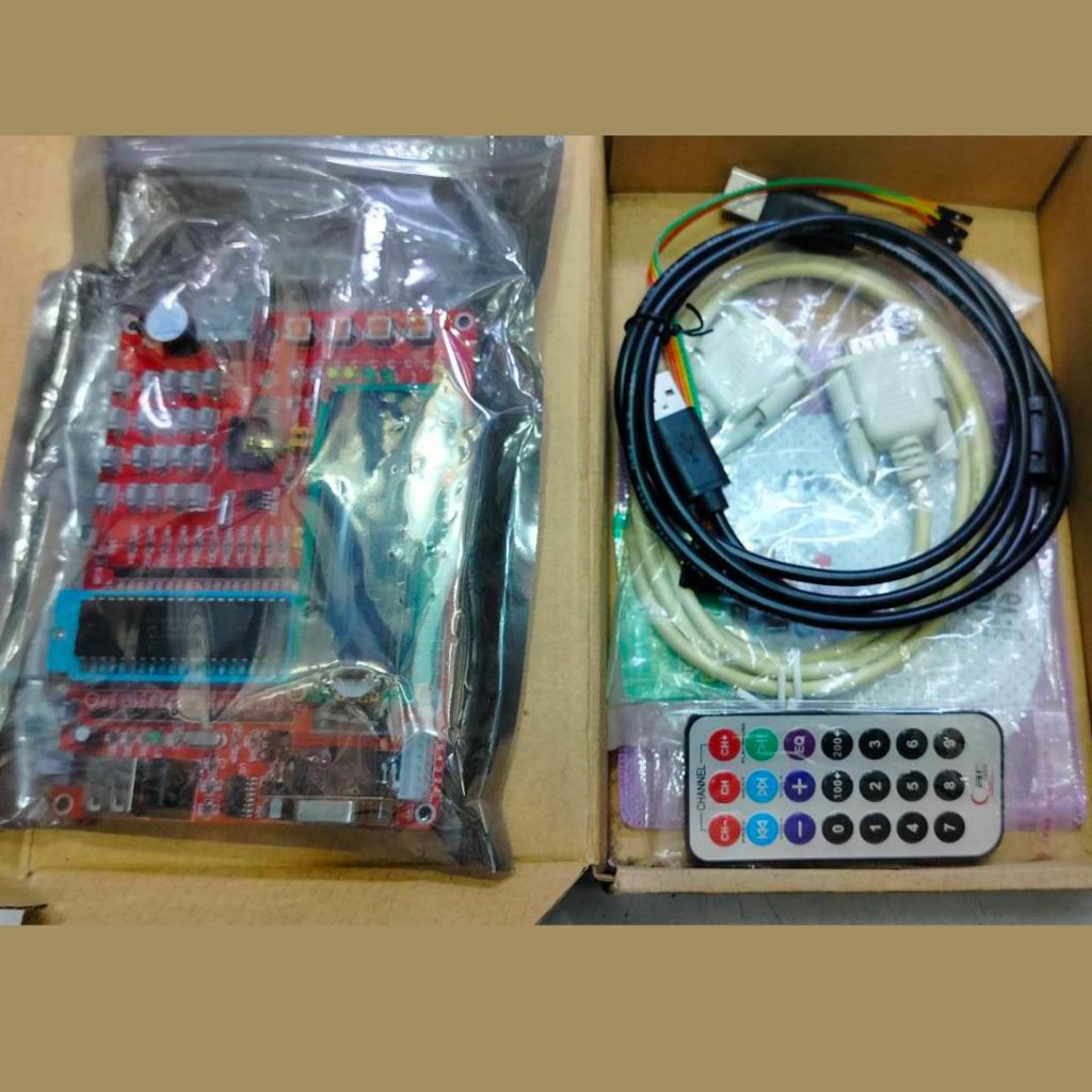 PIC16F877A Development Learning Board PIC USB Programmable MCU Controller System Core Board Module HJ-5G Experimental Platform PIC16F877A Programmable Learning Board. 
