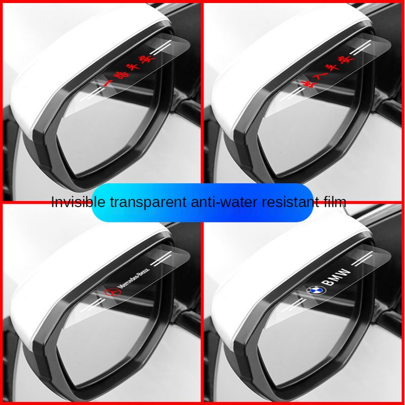For Geely Coolray Azkarra Okavango Car Side Rear View Mirror Rain Eyebrow Visor Look Sun Shade Snow Guard Weather Shield Cover Auto Accessories. 
