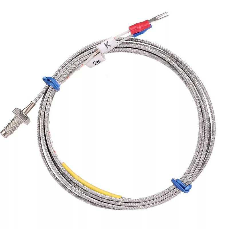 Dual Digital RKC PID Temperature Controller REX-C100 with Sensor Thermocouple K, Relay Output 48x48mm. 