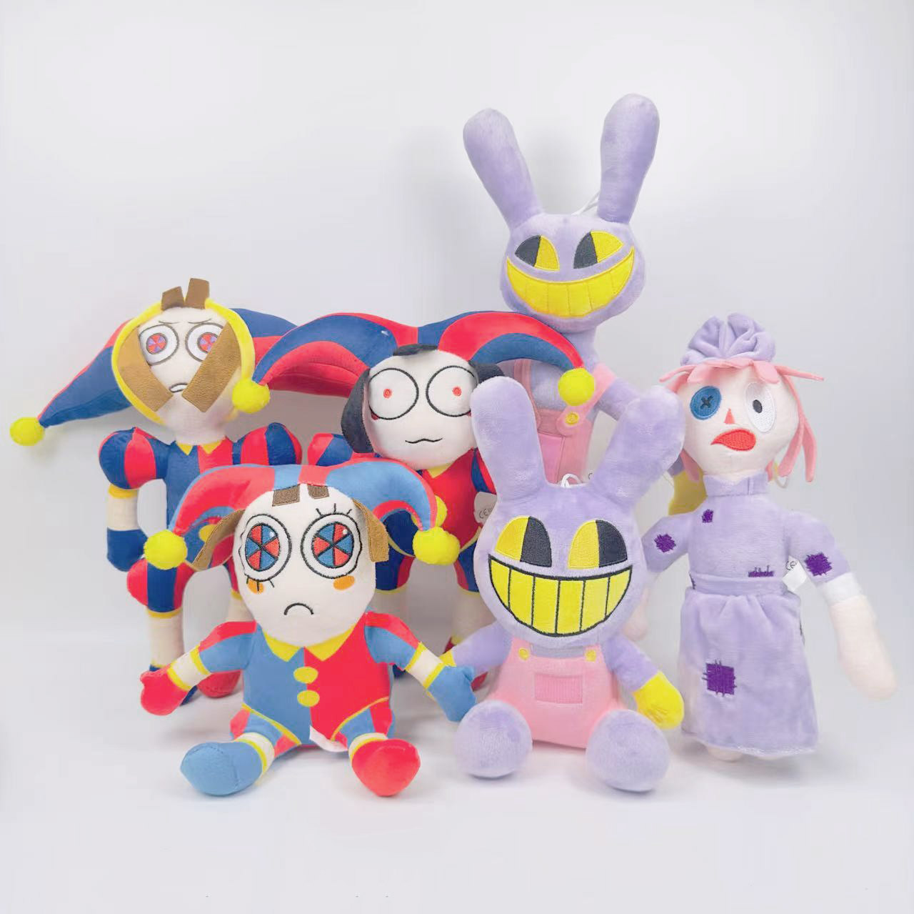 1Pc The Amazing Digital Circus Plush Doll Pomni Jax Rafatha Gangle Caine Zooble Kaufmo Kinger Circus Stuffed Plush Doll Kids Toy. 