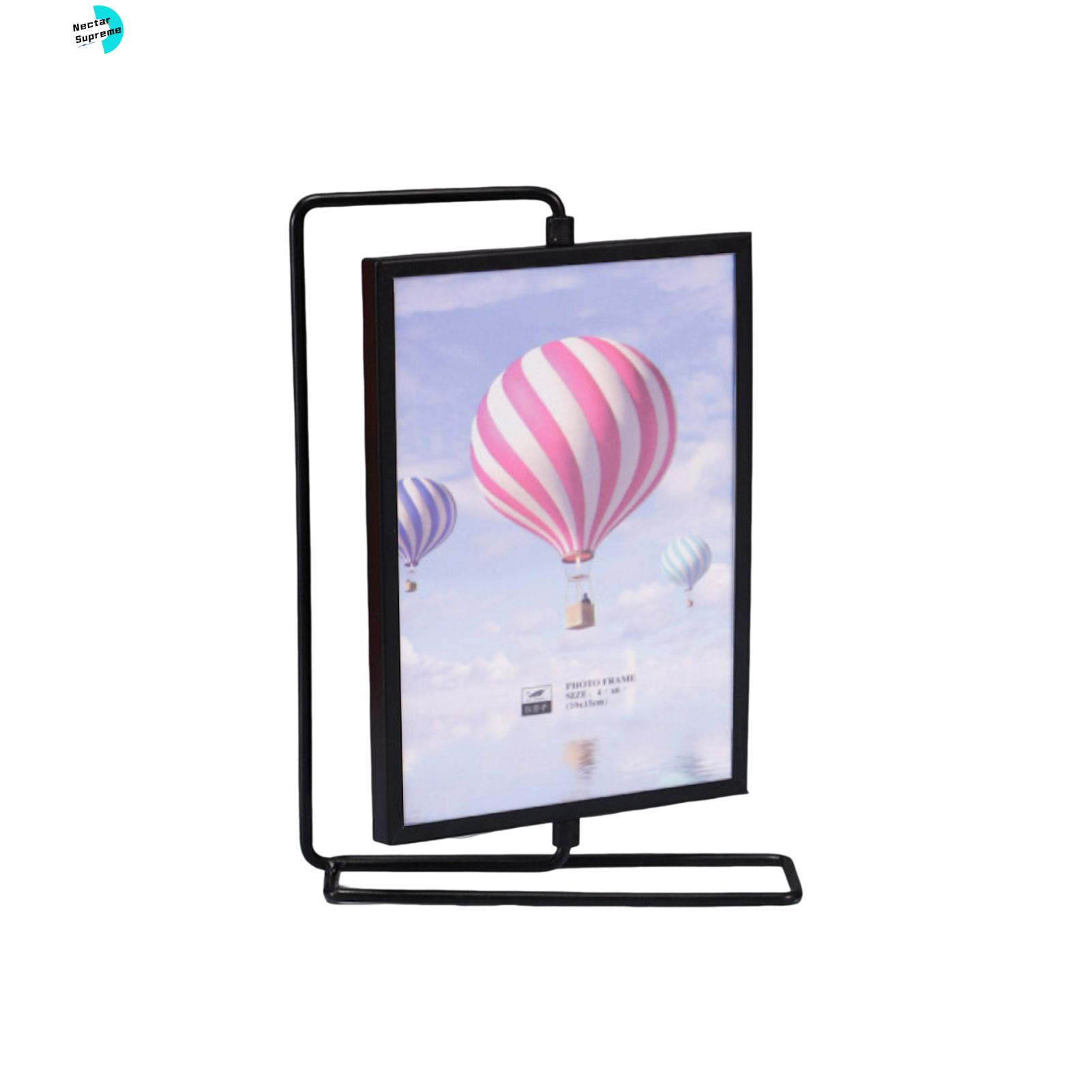 Table Photo Frame Exquisite Workmanship Modern Minimalist Metal Photo Frame. 