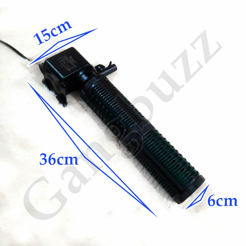 High-Powered Aquarium Internal Power Filter – Resun SP-2500L - Full Submersible Both Mechanical & Biological Filtration To Fresh & Salt Water Tank | Keep Your Aquarium Water Clean & Oxygenated |. 