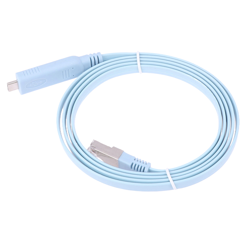 1.5m Usb C To Rj45 Console Cable Rs232 Serial Adapter For Router Rj 45 Data Cable Converter Type-C Switch Control Cables Mushen. 