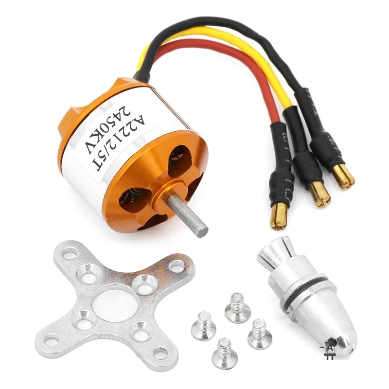 A2212 2450KV Brushless Motor/ BLDC Motor with 3.5mm connector For F330/F450/S500 and SU27/ F22 Fixed wings. 