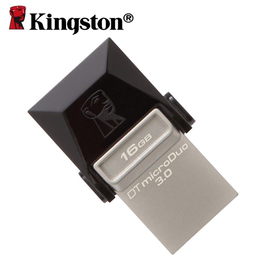 Kingston USB 3.0 pen drive Smartphone Micro Memory 16gb 32gb 64gb Portable Storage Stick microDuo OTG usb flash drive pendrive. 