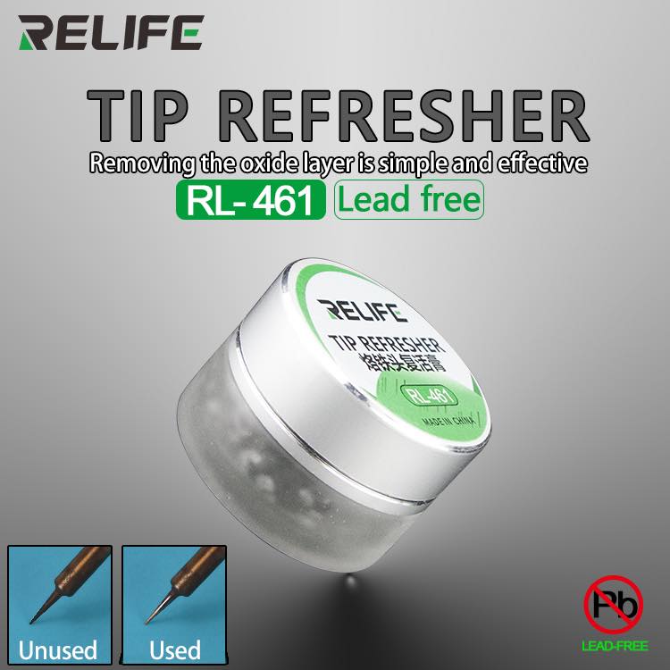 Soldering Iron Tip Refresher Non-stick Tin Solder Cream Clean Paste for Oxide Head Resurrection Oxidative Activator Tips Restore And Update Repair Tools Koocu KC-R1/9G RL-461 Cottden Similar  Atten AT-F10 JSD-40A. 