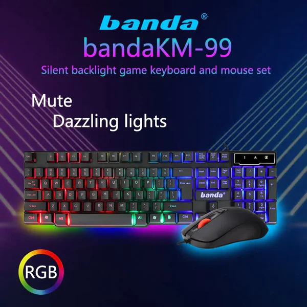 Banda KM-99 Keyboard and Mouse Gaming Combo. 