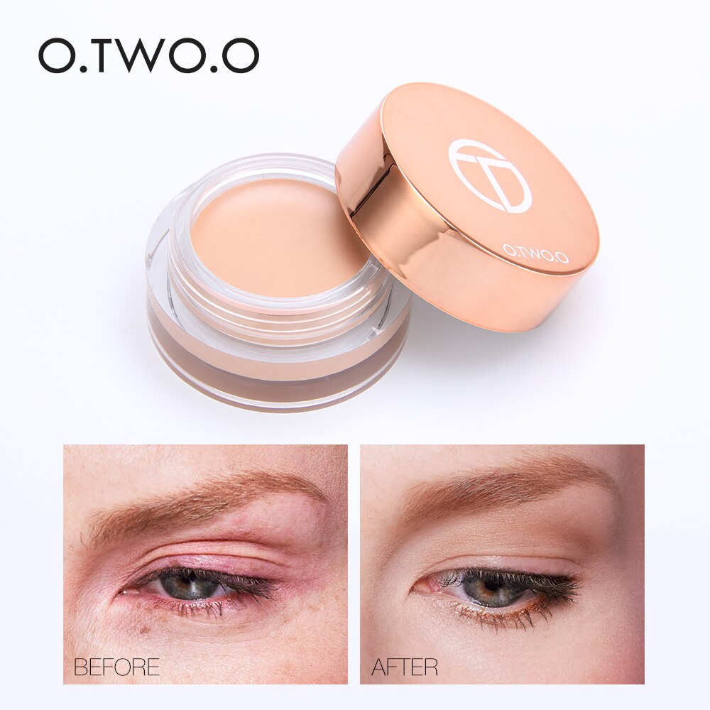 O.TWO.O Brighten Eye Primer Cream Oil Control Full Converage Makeup Base Concealer Eye Cosmetics Easy to Wear Eye Primer. 