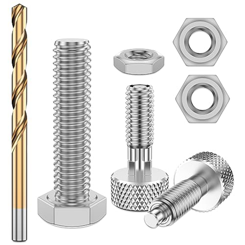 Handle Release Pins Kit Tool Box Handle Removal, Hand Retractable Spring Plunger Stainless Steel M6 Quick Release Set