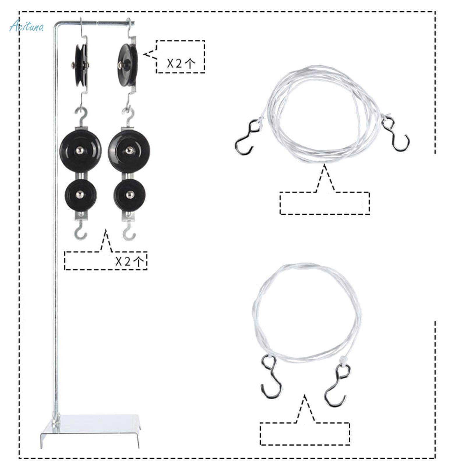 Physics Experiment Pulley Set Pulleys Block for School Students Teachers. 