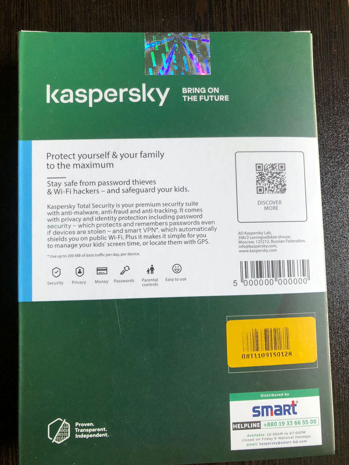 Kaspersky plus (1 User 1 Year License), Kaspersky. 