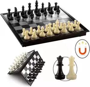 Chess puzzle sticker and magnet. Mate in 3. White to play