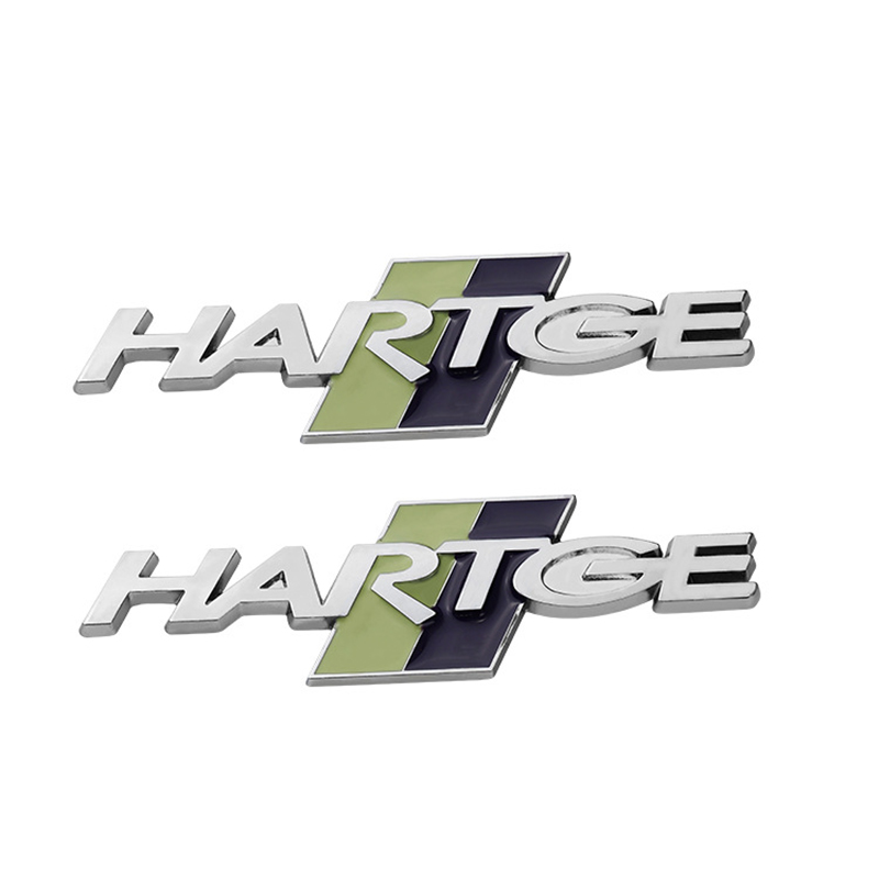 【DATA FROG Global MALL】Car metal sticker for BMW HARTGE Logo 3 5 7 Series X1 X3 X5 X6 E46 E60 F10 F30 F11 Trunk Emblems Badge Modified stickers. 