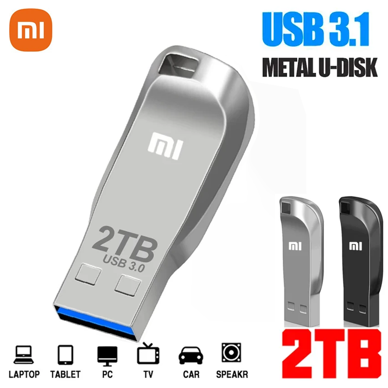 Xiaomi 2TB Usb 3.0 Flash Drives 1TB High Speed Metal Pendrive 512GB 256GB Portable Usb Drive Waterproof Memoria Usb Flash Disk
