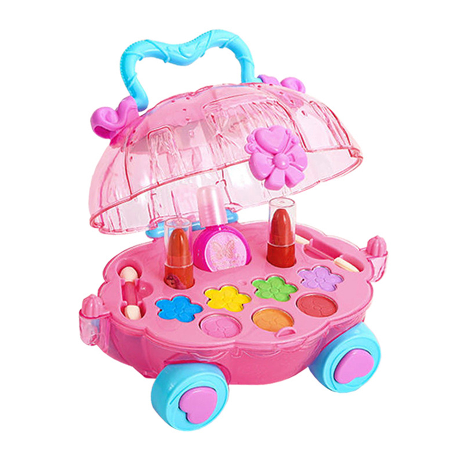 Cosmetics Toy Set Realistic Expertly Crafted Convenient Kids DIY Funny Makeup Toy for Girl