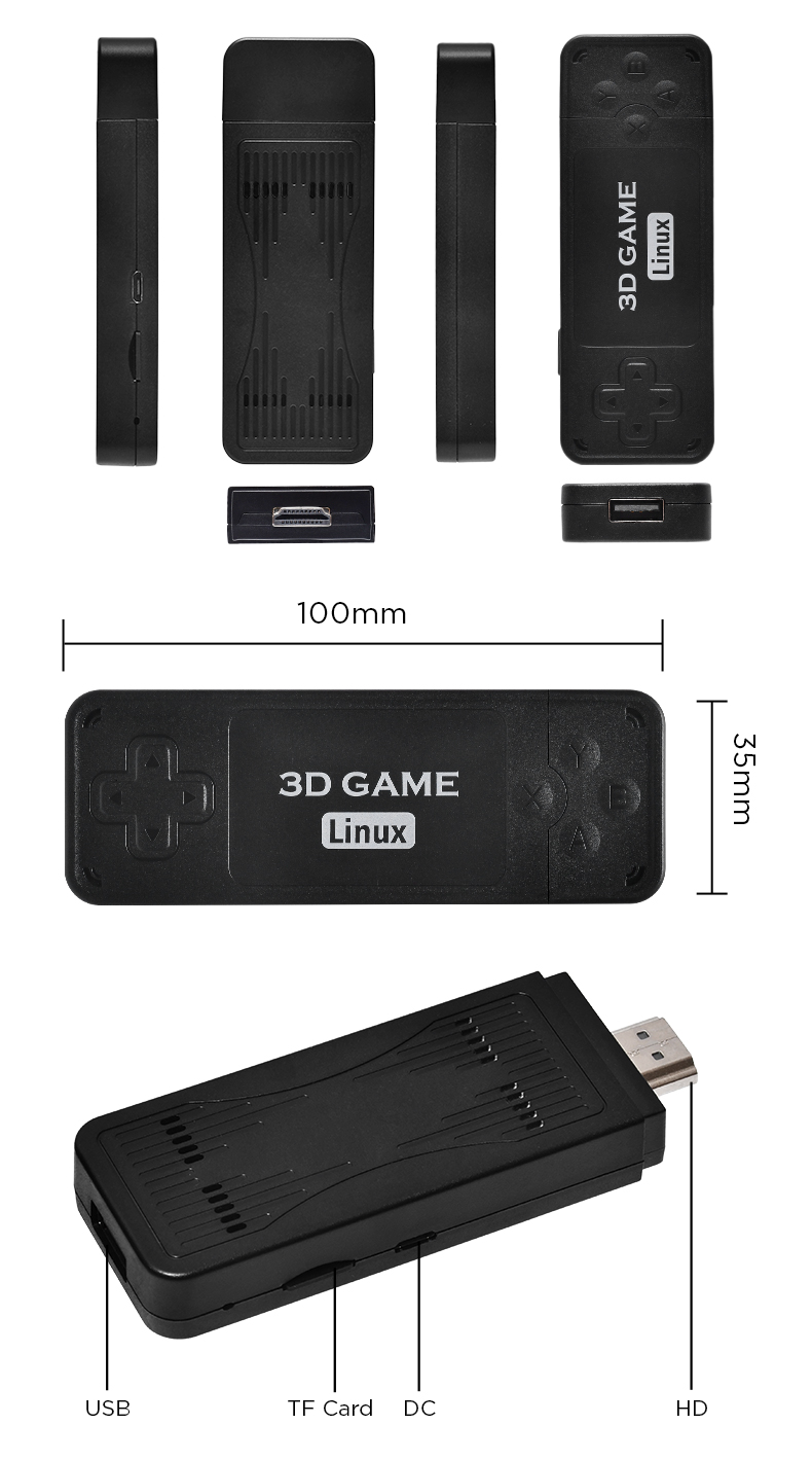 U9 Professional Game Stick 4k Video Game Console High Definition 64gb/128gb Mini Retro Game Console. 