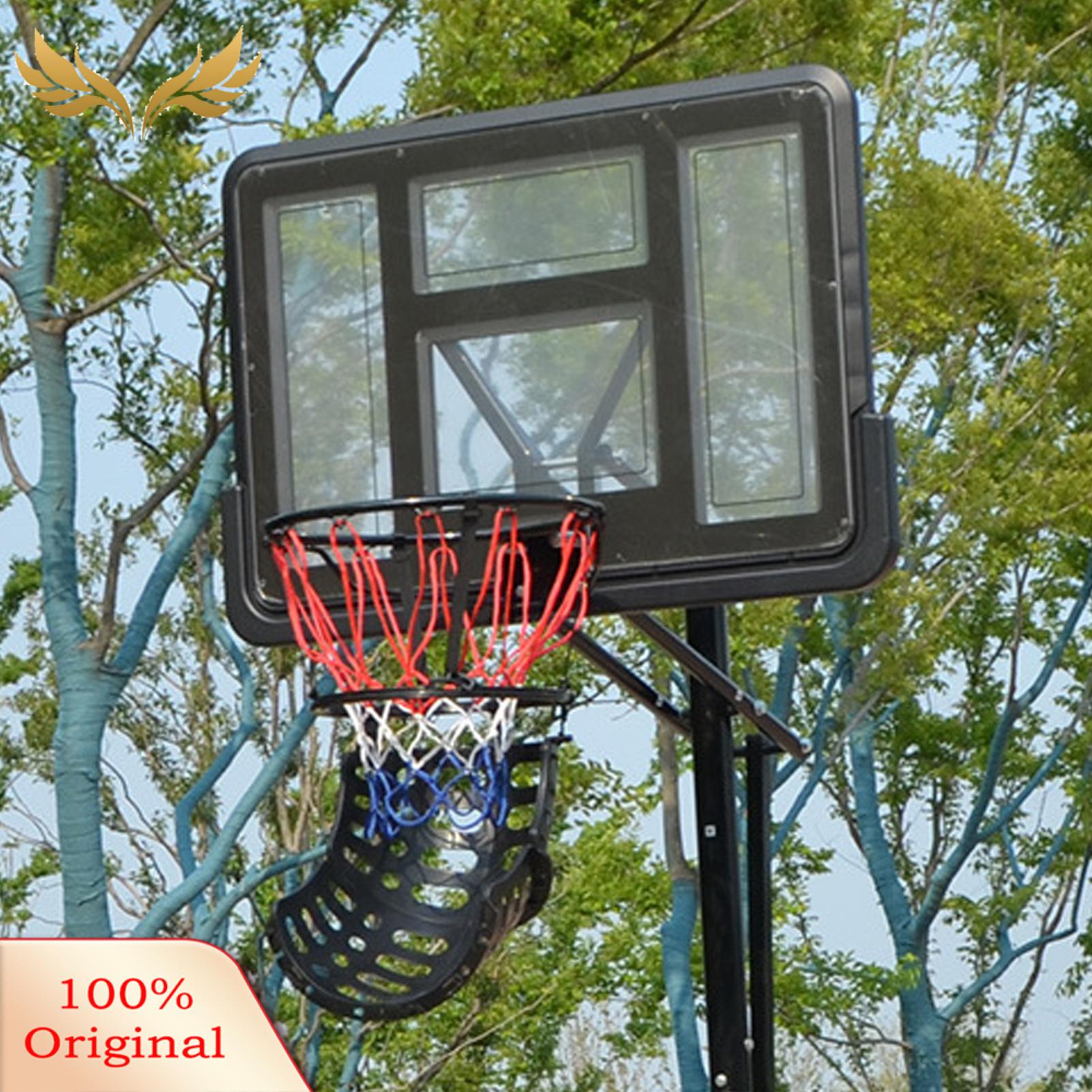 SuperRide Ball Return System Easy-Assembly Kick-Out Basketball Return Attachment. 