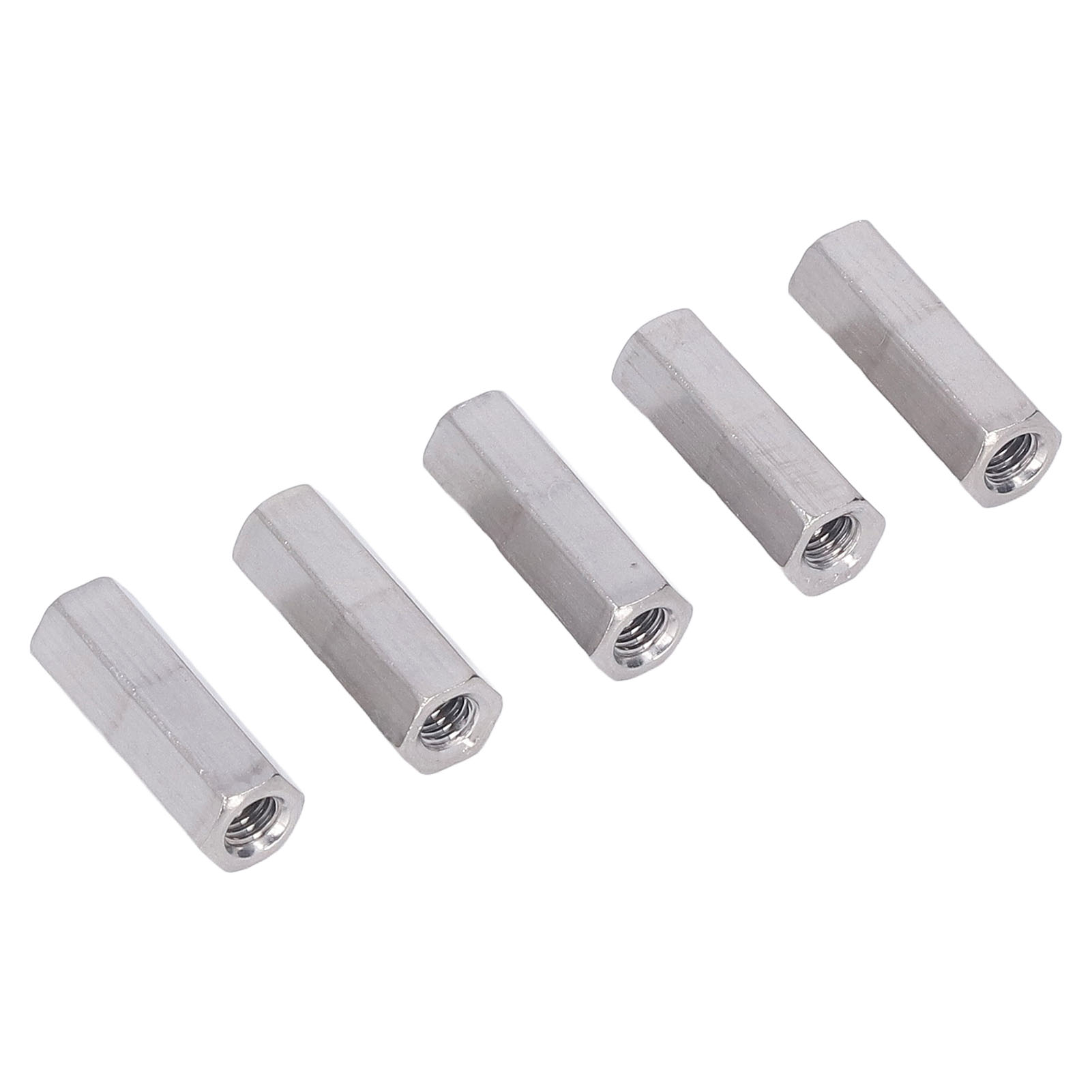 Hex Coupling Nut, Threaded Rod Connector Corrosion Resistance M6x1 for Machine Screws. 