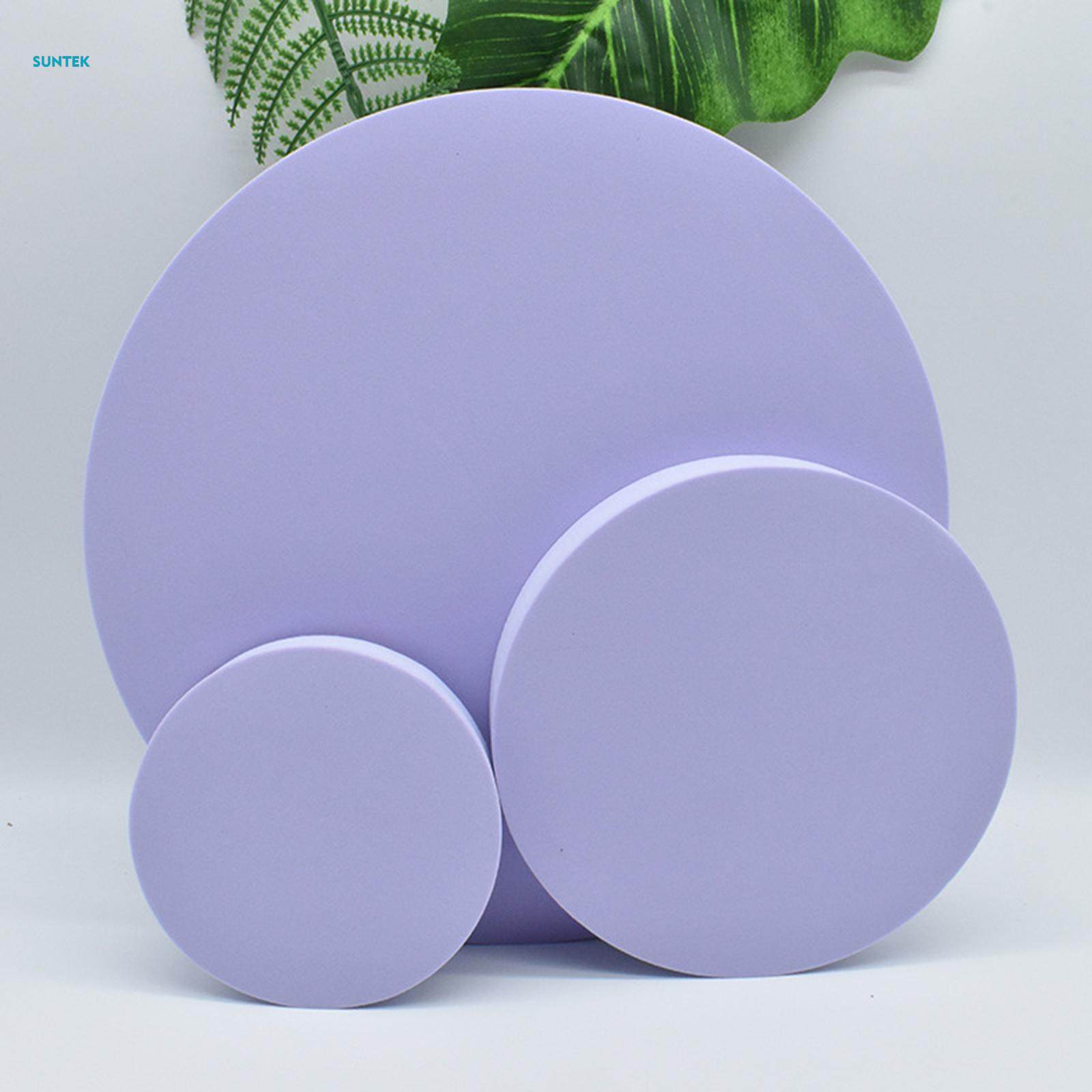 3x Product Photography Props Round Product Background Table Top Set Photoshoot for Goods
