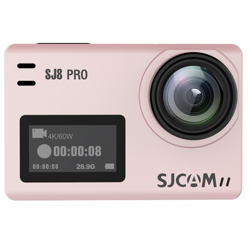 SJCAM SJ8Pro Sports & Action Camera 4K/60FPS Waterproof, WiFi Remote Control Sports DV FPV Camera - Rose Gold. 