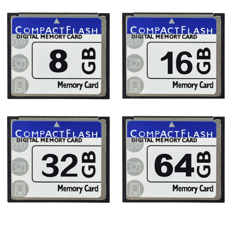 Wholesale Memory Card Compact Flash CF Card 64GB 32GB 16GB 8GB Compactflash Card High Speed 133x For DSLR Camera HD 3D Video