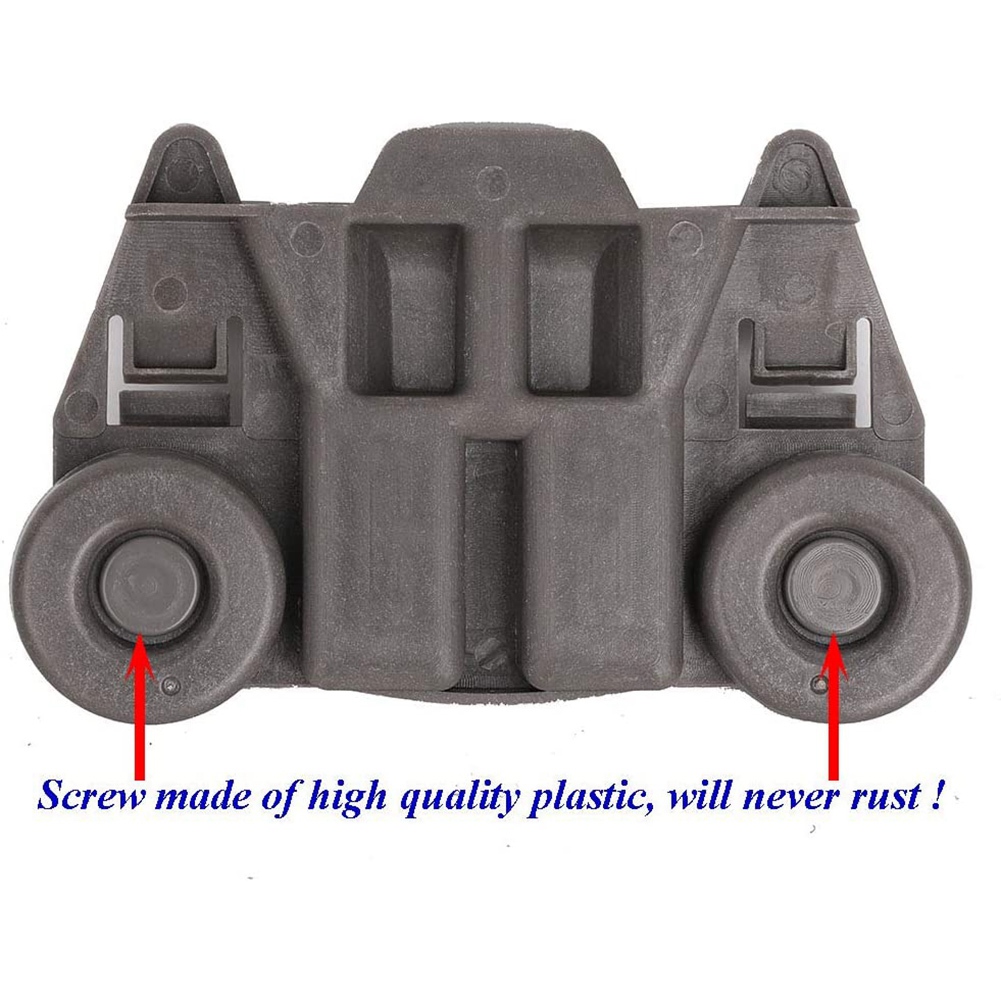 8 Pcs W10195417 Dishwasher Wheels Lower Rack for Dishrack Roller Assembly WPW10195417 Replace Part. 