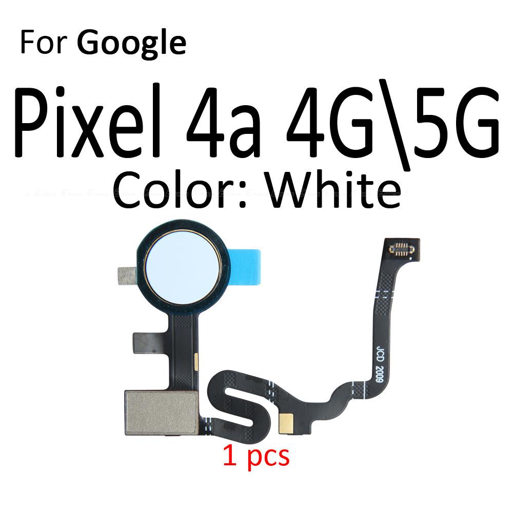Touch ID Fingerprint Sensor Scanner Connector Flex Cable Parts For Google Pixel 4a 5 5a 6 7 Pro 6a Home Return Button Key. 