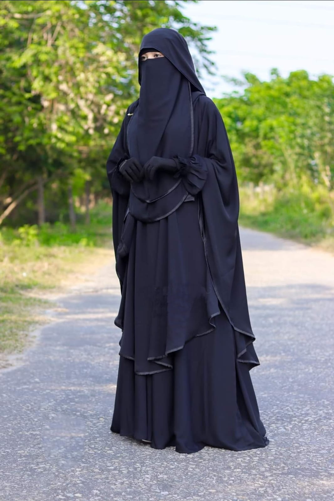 New jakiya set borka with Matching Hijab &niqb full et. 