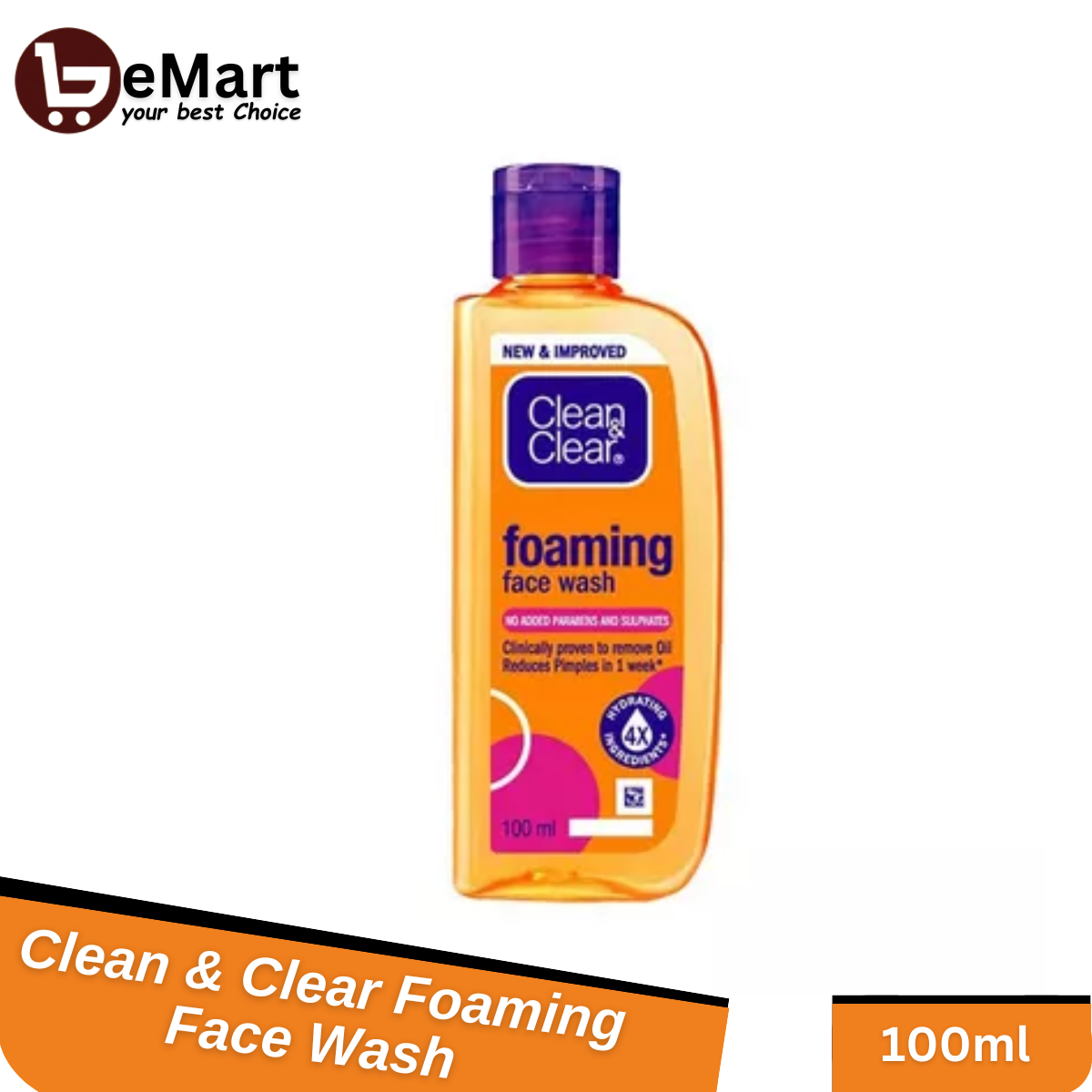 Clean & Clear Foaming Face Wash 100ml. 