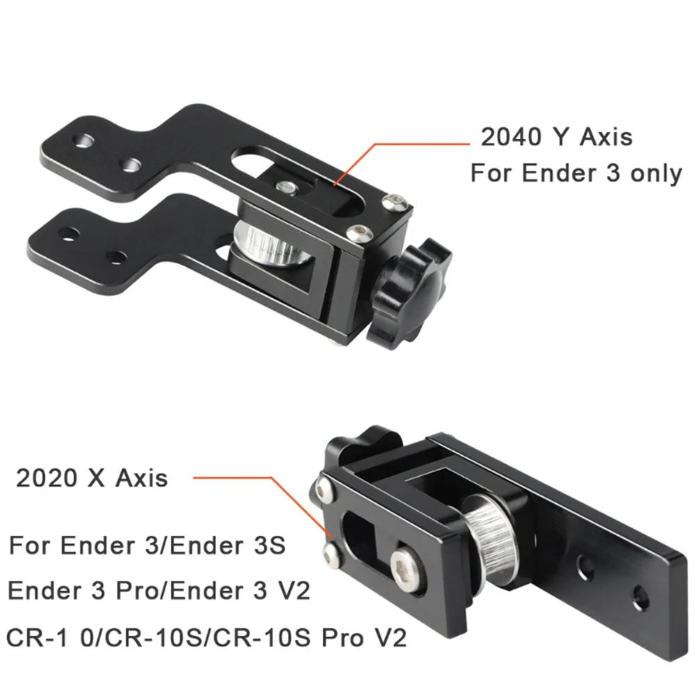 1PC 3D Printer Ender 3 Upgrade 2020 Profile X-axis 2040 Y-axis Synchronous Belt Stretch Straighten Tensioner for Creality CR-10. 