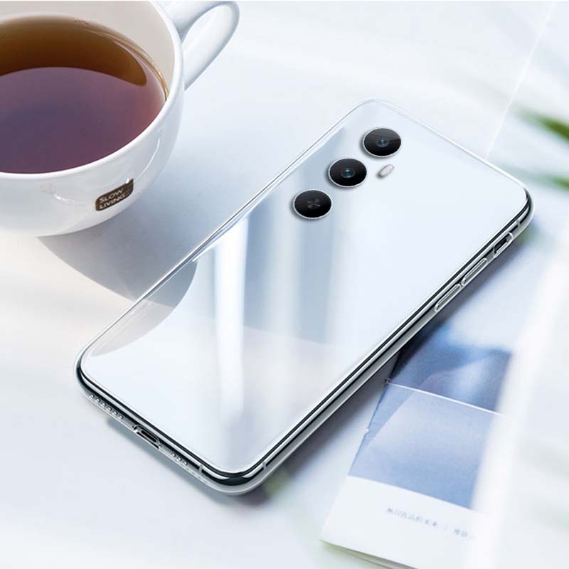 2 Pack For Realme C65 case Soft Transparent Full Protection Clear Cover For Realme C65 Back cover Phone cases