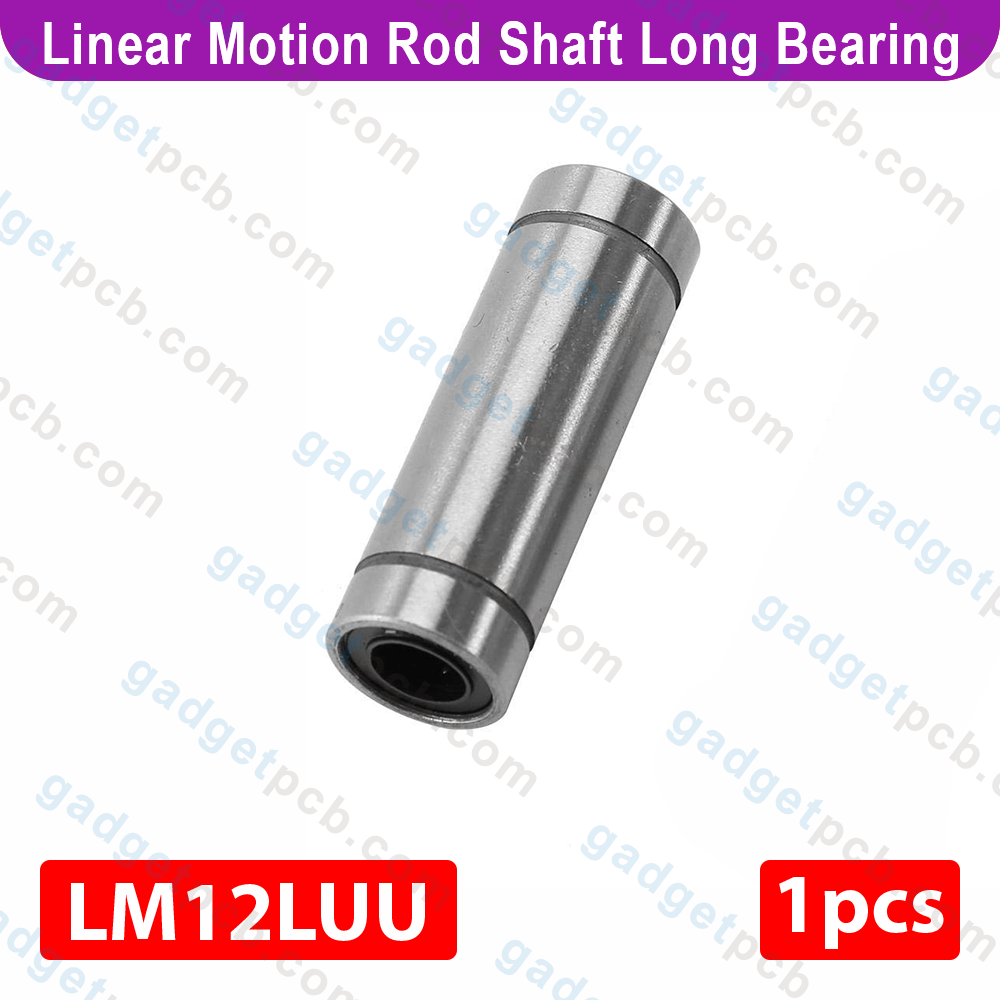 LM12LUU Linear Motion Rod Shaft Bearing 12mm Inner Diameter LM12LUU Linear Motion Long Ball Bearing Bushing For 3D Printer CNC Machine Parts. 