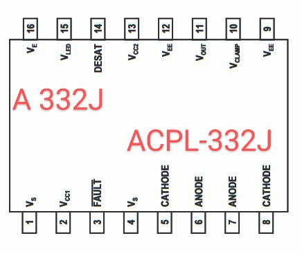2Pcs New ACPL-332J Optocoupler, A 332J Optocoupler, A332J Optocoupler, ACPL 332J Optocoupler. 