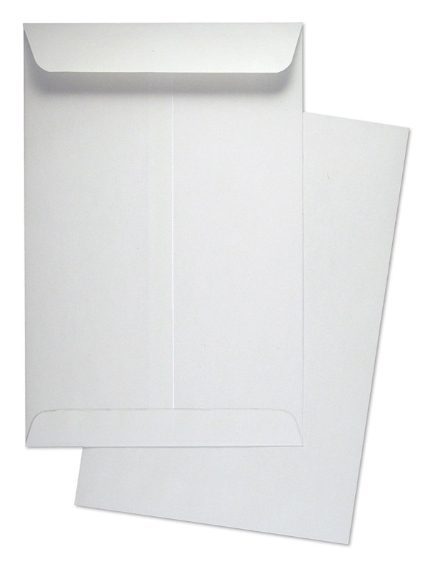 White Envelopes (Shada Kham) Folding Pocket For Invitations Cards, Photos, Letters, Strong Bond Paper, by Better Office Products,  Great Option for Mailing, Storage and Organizing, Size A4 (Length 31.50cm X Width 27.50cm), Pack of 25 PCS. 
