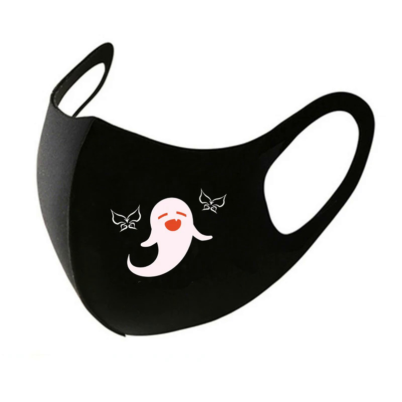 Genshin Impact Xiao Mask Adult Section Concealable Anime Mask Printing Dust-proof Mask Halloween Role-playing Props Cosplay. 