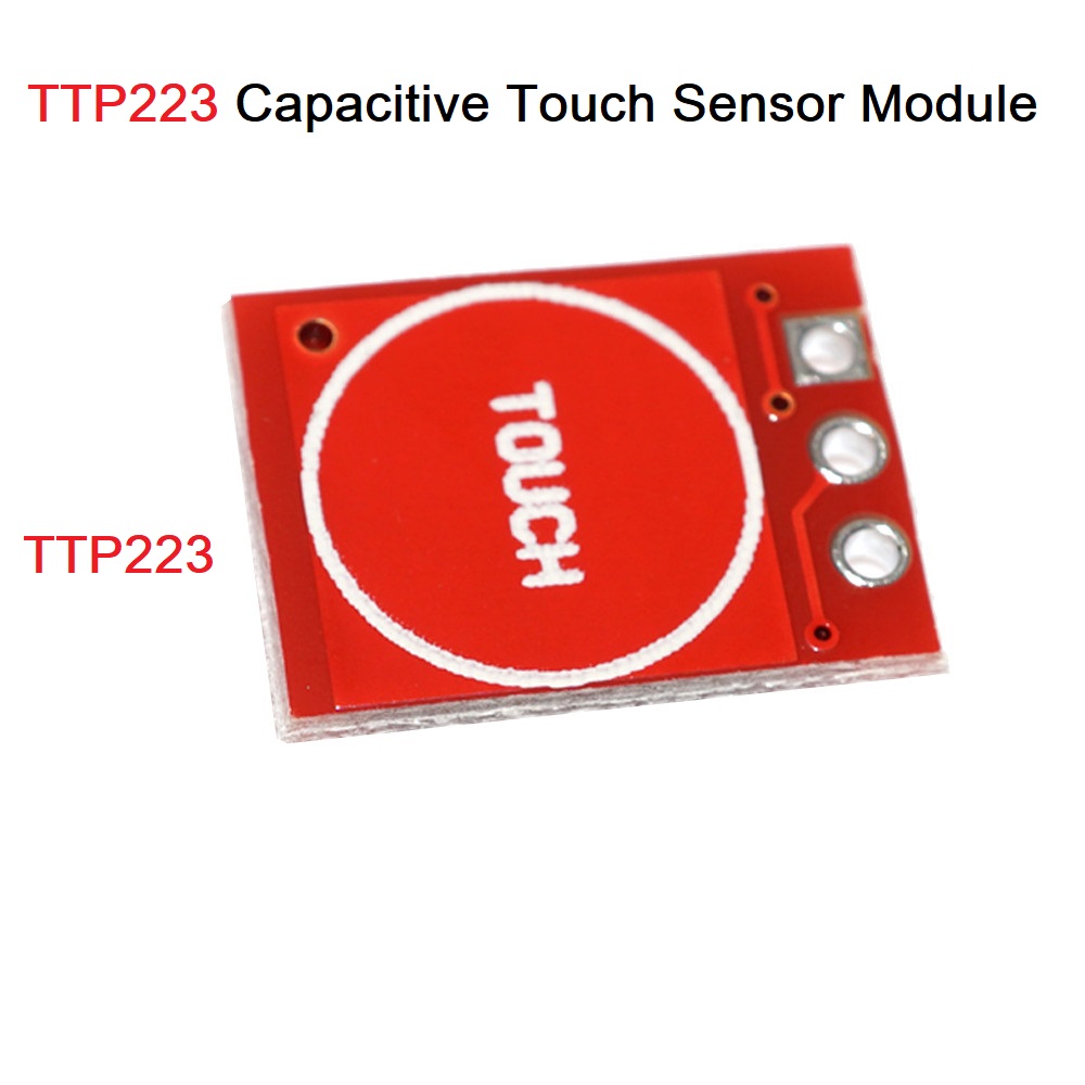 RED TTP223 TTP-223 Capacitive Touch Switch Capacitive Touch Sensor Module DC 2V 5.5V Low Power Consumption Touch Sensor Switches Module. 